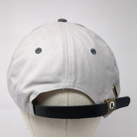 Alaska Slideback Hat Gray One Size Adjustable Embroidered Patriotic Tonqass - Picture 5 of 10